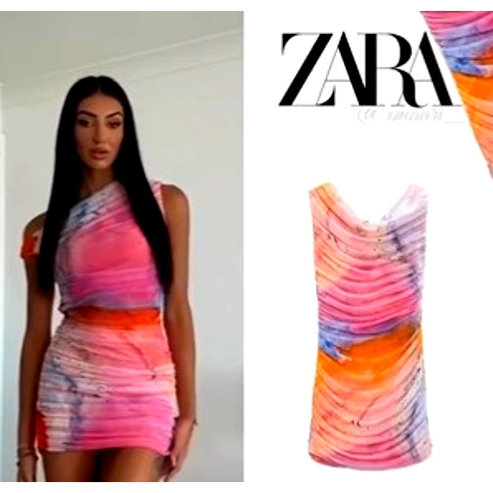 Zara Multicolor Mini Dress